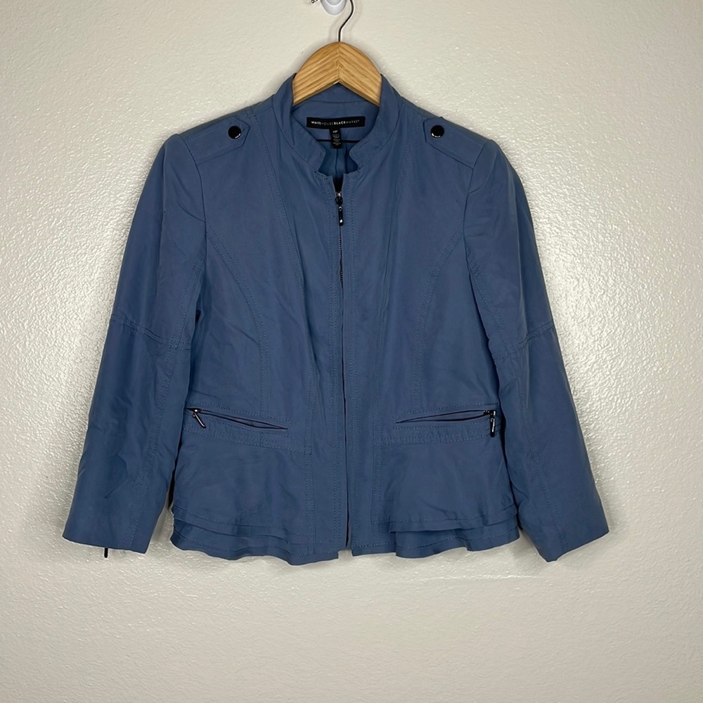 White House Black Market Blue Blazer